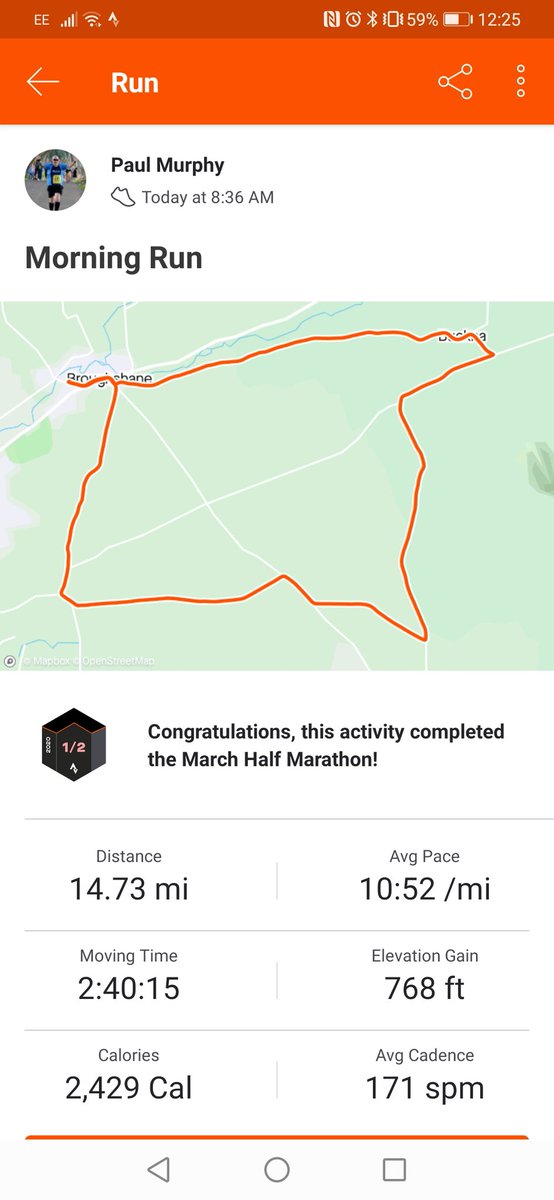 PaulMurphy_1's tweet image. @BmenaRunners @marathonbcm @DecathlonUK @CancerFocusNI    Racking up the miles &amp;amp; hills!! , longest run ever for me..Great support from my running club. My goal for May is getting closer. My #MakeItCount #ChooseBelfast #ExperimentGroupBCM #cancerfocusni