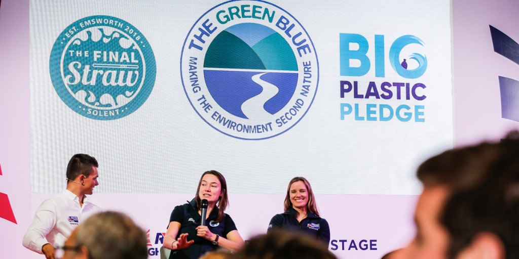TheGreenBlue's tweet photo. If you're at the @DinghyShow today you won't want to miss The Green Blue's Sustainability Talk on the Great Hall Stage.

Campaign Manager, Kate Fortnam will be joined on stage by Bianca Carr from @FinalStrawSOL and Hannah Mills from the @big_pledge at 2.15pm. https://t.co/pdalDivNlI