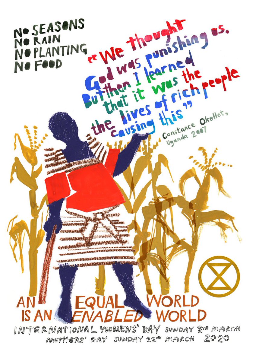 March is the month for International Women's Day and UK Mothers' Day.
Poster by Annabel Wright #awri6ht
