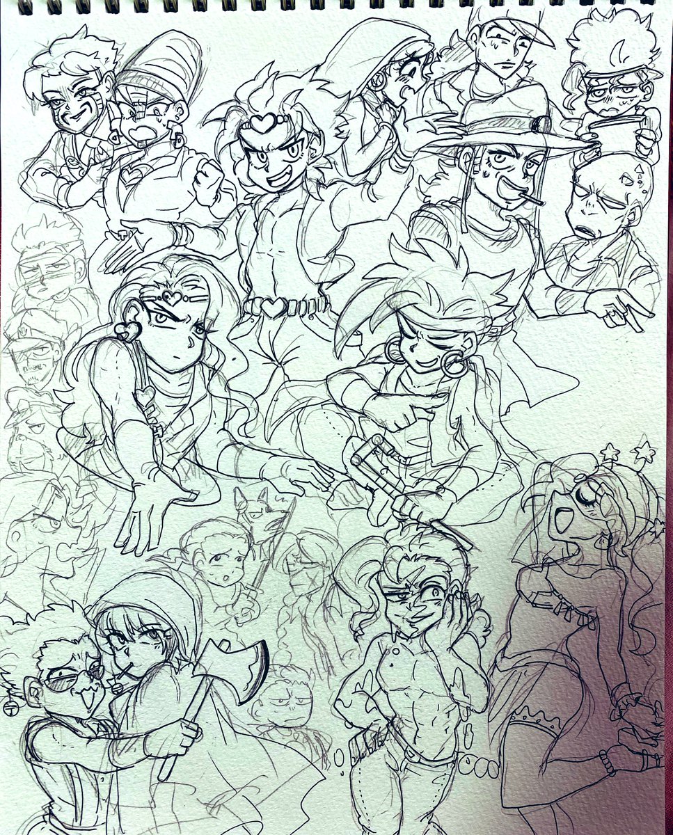 描きかけの三部悪絵あった!これもたぶん3.4年前 