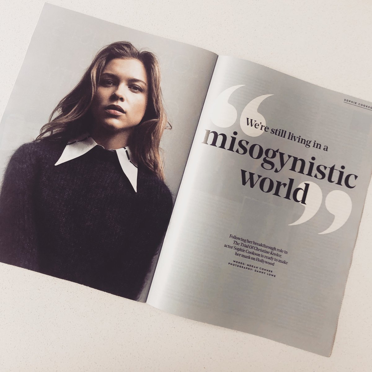 megconner's tweet image. Had the pleasure of interviewing Sophie Cookson off the back of The Trial of Christine Keeler and as she makes her move into Hollywood - for @StylistMagazine (if you haven’t seen The Trial or Christine I would recommend). #sophiecookson #thetrialofchristinekeeler #greedmovie