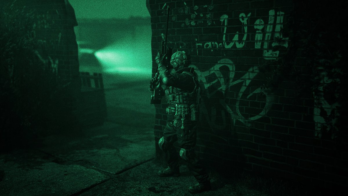 NVG mode on! Environment for "Zero Six" - a Tactical Third-Person Shooter made with <a href="/UnrealEngine/">Unreal Engine</a>. ALPHA SIGN-UP at zero-six-game.com -  #Megascans from <a href="/quixeltools/">Quixel</a> and #Speedtree from <a href="/SpeedTreeInc/">SpeedTree</a> was used. #UE4 #unrealengine #MadeWithUnreal #gamedev #gamedevelopment