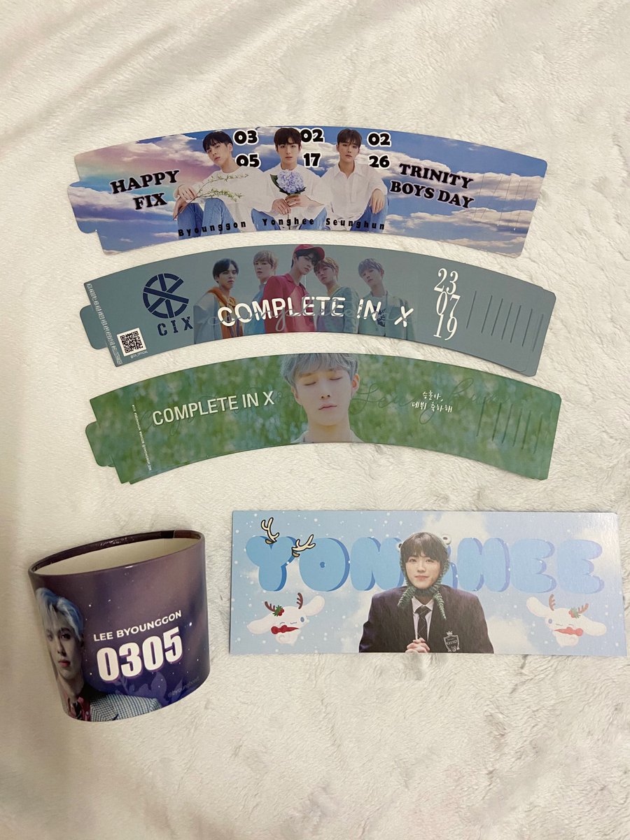 chanyeolyxion's tweet photo. Thank you @cixfixkr for organizing! π₯°π beautiful freebies ππ #FaithInTrinity https://t.co/J1Wlgw9QpB
