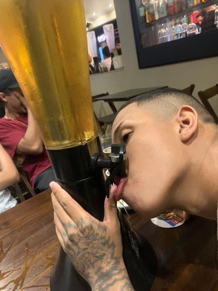 “ain cerveja é ruim”
eu:
