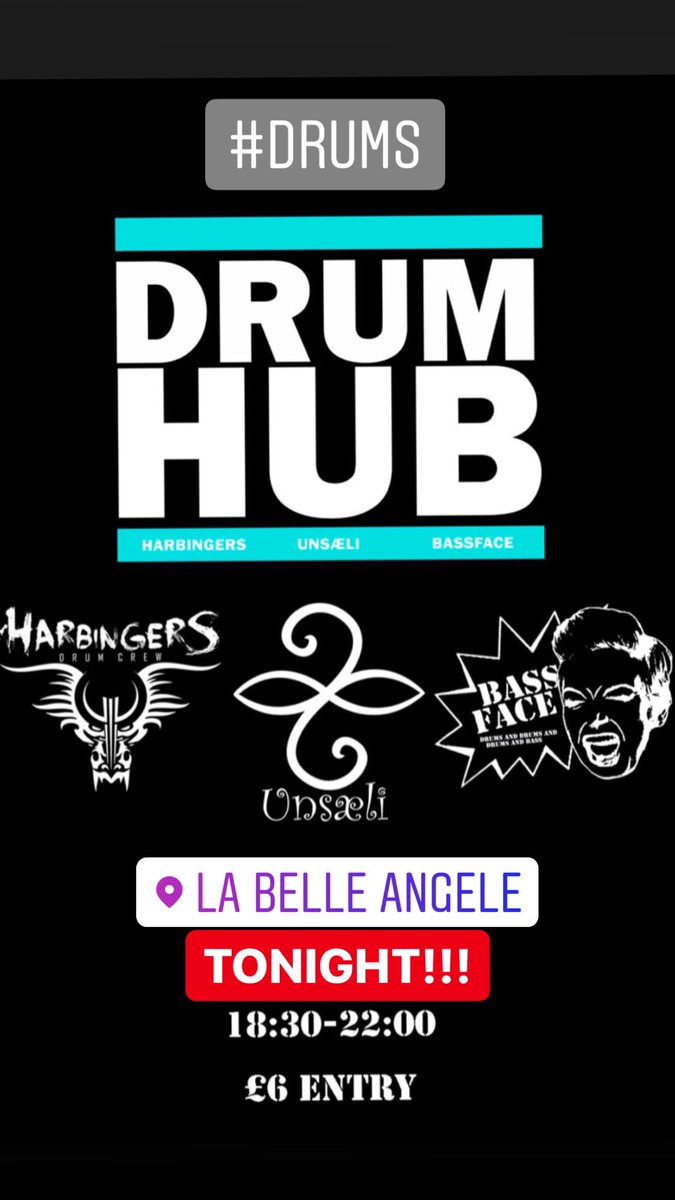 TONIGHT ! At <a href="/welovelabelle/">La Belle Angele</a> #allthedrums