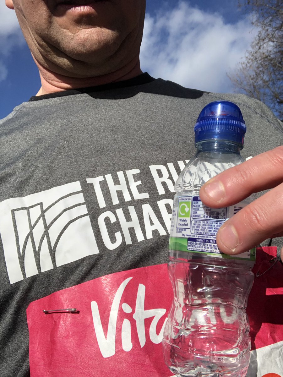 @OfficialBigHalf was amazing!  Followed the instructions to minimise waste (#drinkdraindrop) so only one @buxtonwater bottle used in the race.  Huge thanks to all the marshals and race team.