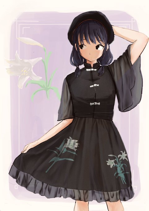 写真見て描いたんだけどバトルマンガにいても違和感ない服だな 