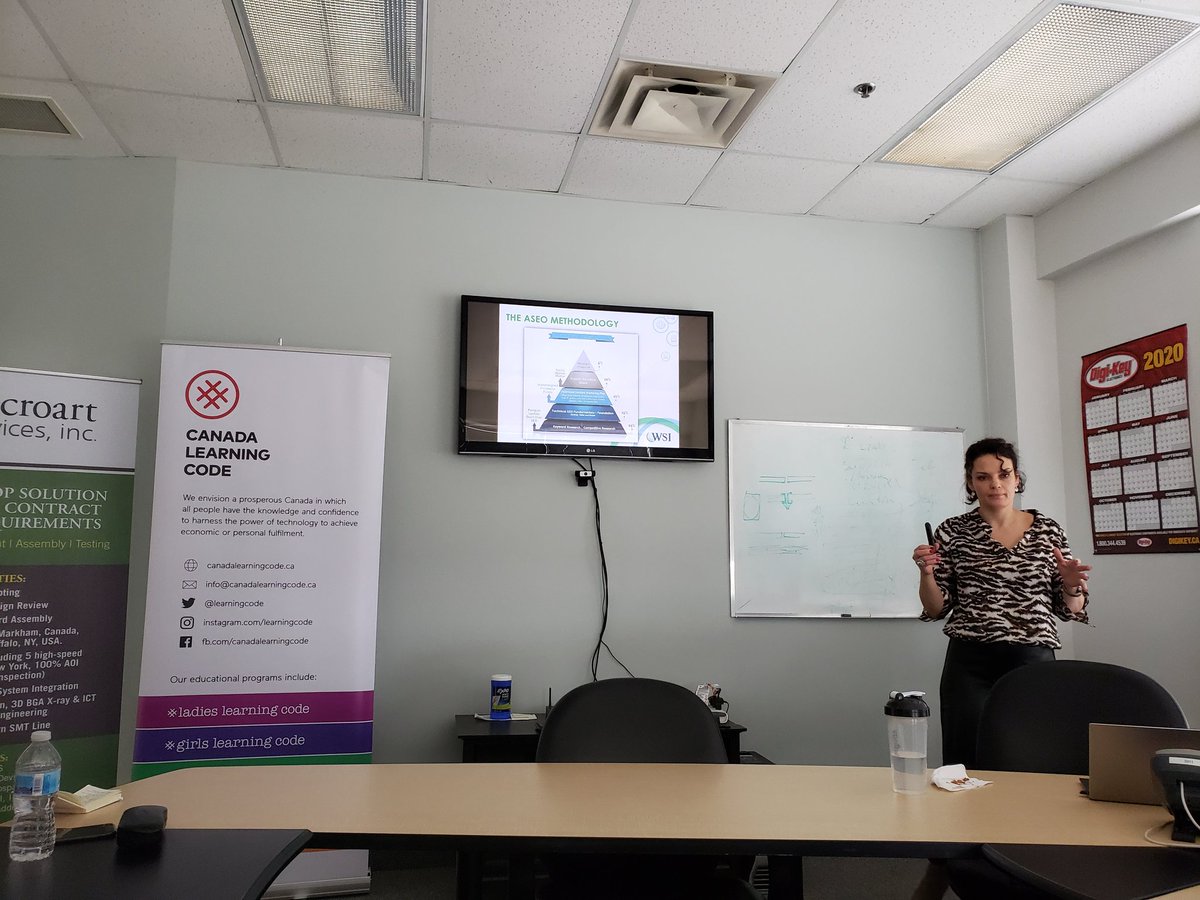 learningcodeYKZ's tweet image. Yesterday&apos;s SEO meetup was fantastic! Thank you Tali Hasanov for leading the great workshop and thank you Microart Services Inc. for your support and the wonderful tour of your facility! #SEO #googlesearch #digitalmarketing #markham #microartservices