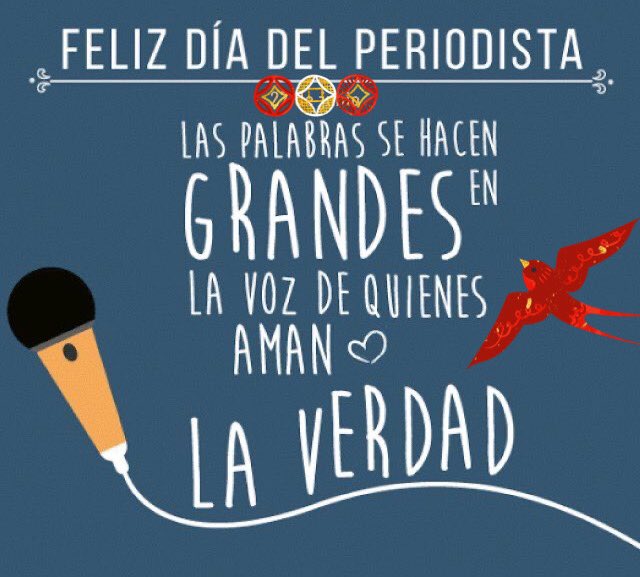 Un abrazo desde el exilio en Costa Rica y todo nuestro respeto a la valiente comunidad de periodistas nicaraguenses que, en la batalla por la libertad, ponen sus vidas en riesgo para cumplir con su labor. #Nicaragua les estará eternamente agradecida.
