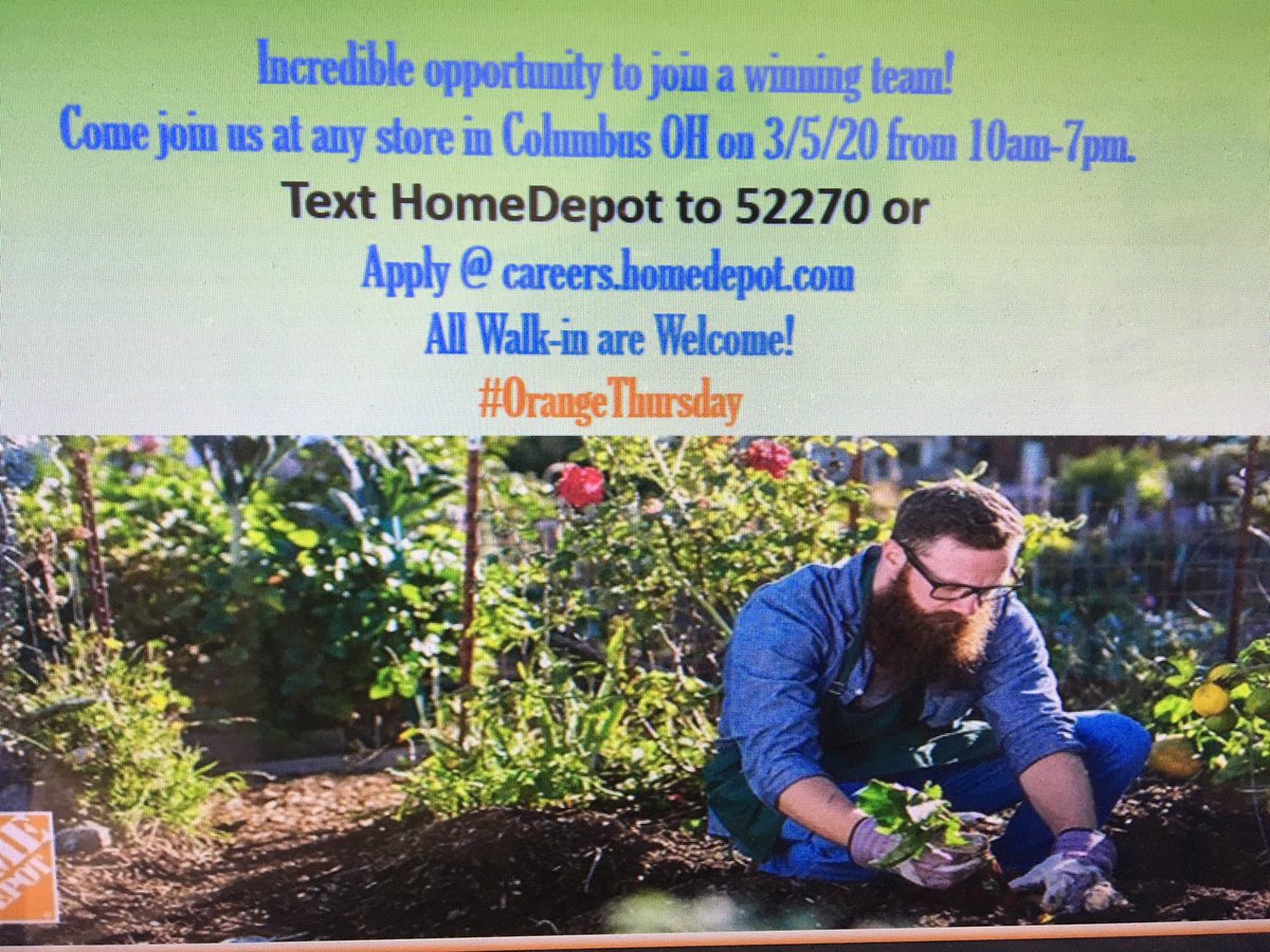 Come join our team in Gahanna! <a href="/wendyrr7/">THD@WendyRamjas</a> @GahannaHD <a href="/timgeiogue/">Tim Geiogue</a> @JohnSims3828 <a href="/Sejingoku/">Chris Hibbitt</a> <a href="/shellishel20/">Michelle schoneboom</a>