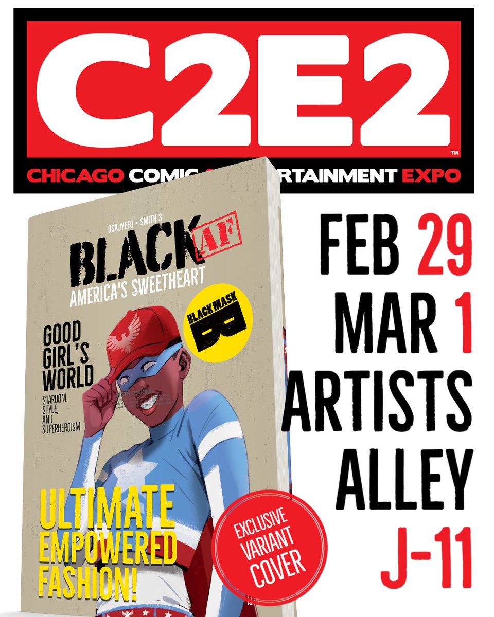 BLACKthecomic's tweet photo. We’re all out of our artbook and only four copies of #DevilsDye are left. We do have some America’s Sweetheart 🇺🇸❤️ left — so if you want a book on thr @nypl’s 2020 list of books for teens, come through. #blackcomics #blackaf #blackheroesmatter #blacksuperheroes #blerd #C2E22020 https://t.co/liWH5XSOcc
