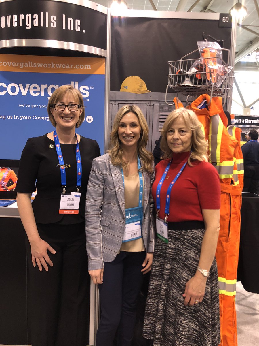 InTransitTalent's tweet image. At @the_PDAC in the @MiningShowcase Pavilion with @AliciaWoodsCG of @Covergalls #PDAC2020 @WTFC7 #WomenInTrades