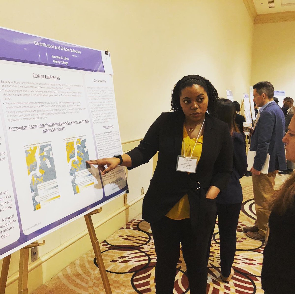 smartucci_phd's tweet photo. Brilliant and powerful students of @mercycollege presenting their gentrification research at the @eastern_soc meetings this weekend! @essnet #ESS2020 https://t.co/D5hv9R2cXc
