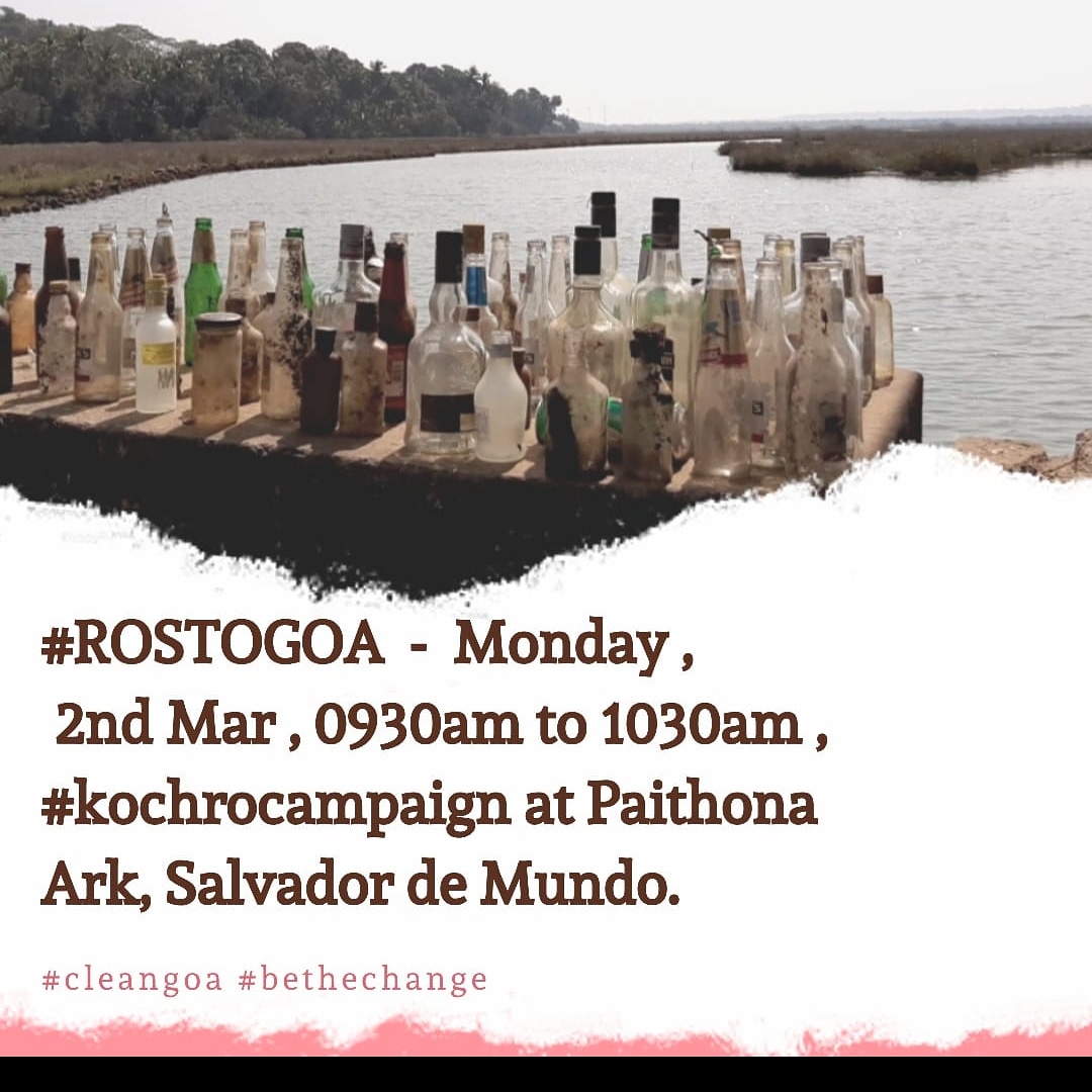 Monday time to Clean 
Porvorim
Start your week with a motive to clean Goa.

#ROSTOGOA #KOCHROCAMPAIGN 
#BETHECHANGE #MAKETHECHANGE #cleangoa #keepgoaclean #roadsidecleanup 
@DrPramodPSawant @MichaelLobo76 @RohanKhaunte @PMOIndia @narendramodi @SwatchBharat4u