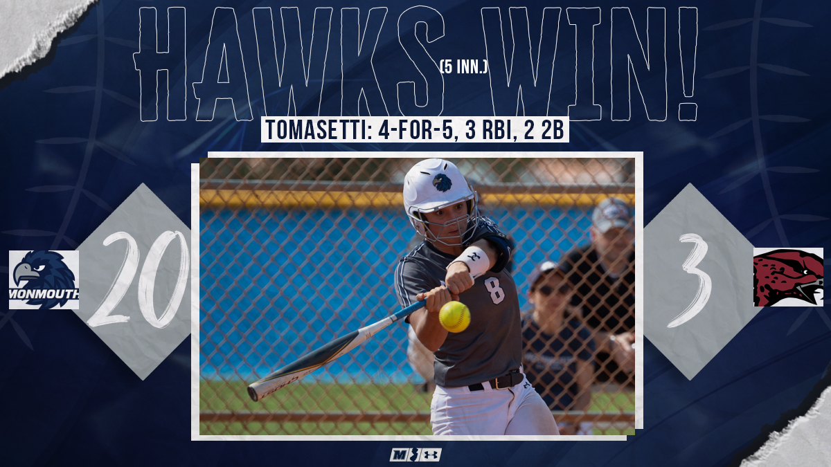MonmouthHawks's tweet photo. No, that's not a typo.
@MonmouthSB explodes for 21 hits and scores its most runs since 2017.
#FlyHawks https://t.co/rVEHHE7o4b