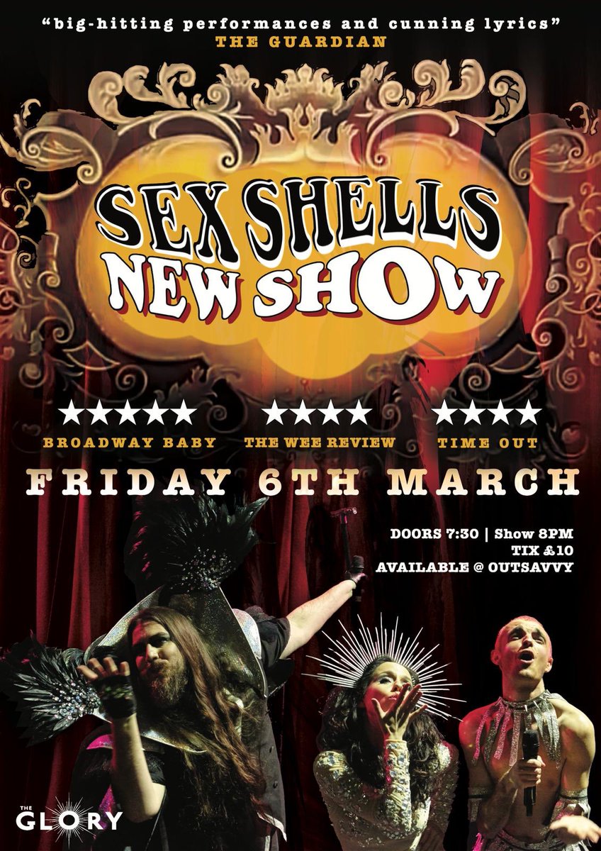 thesexshells's tweet photo. SHUT UP NEW WRITING SHOW THIS FRIDAY AT @TheGloryLondon 

We’ve written a good 80% of it now, and we can tell you it’s PURE GOLD! https://t.co/4HmDsrSjvJ
