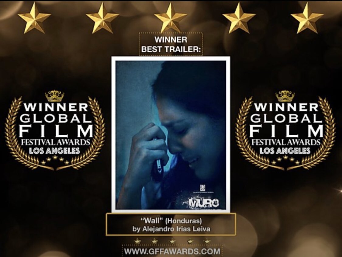 alejoirias's tweet photo. Un nuevo reconocimiento en GFF AWARDS un @IMDb festival para nuestro cortometraje “MURO” 
- Best drama short 
- Best actress Cinthia Moncada
- Best Trailer
- Best Director 
Una más crew !!!💪🏼💪🏼💪🏼🙌🏼🙌🏼👊🏼🇭🇳 https://t.co/WJU4po8Liz