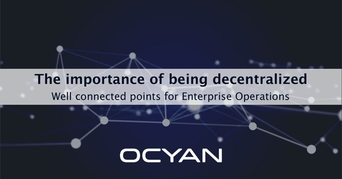 ocyan_cloud's tweet image. What's the essence and the practicality for an enterprise to launch a #decentralized service?

🤓 Read More &amp;gt;&amp;gt; ocyan.com/learn/the-impo…

#enterpriseblockchain #practicalblockchain