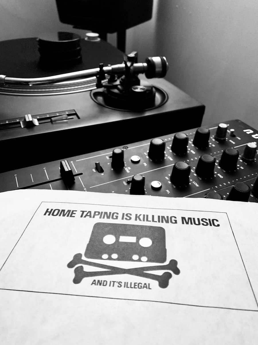 DirtyDiscoSound's tweet photo. Y'all been told! No messin'... #HomeTapingIsKillingMusic #LikeFuk https://t.co/E3NoVuo5Oq
