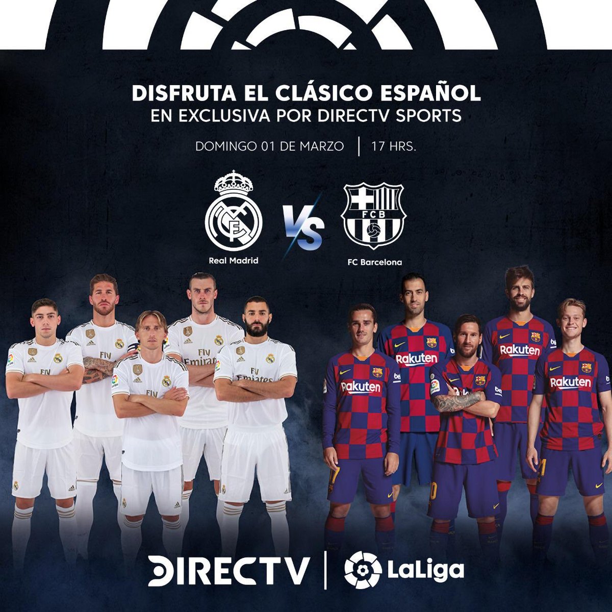 Hoy el clásico español lo vemos por @directvsports igual que los niños que lo disfrutaran en la ciudad deportiva de Iván Zamorano 
#laligapordirectv 
#directvsports