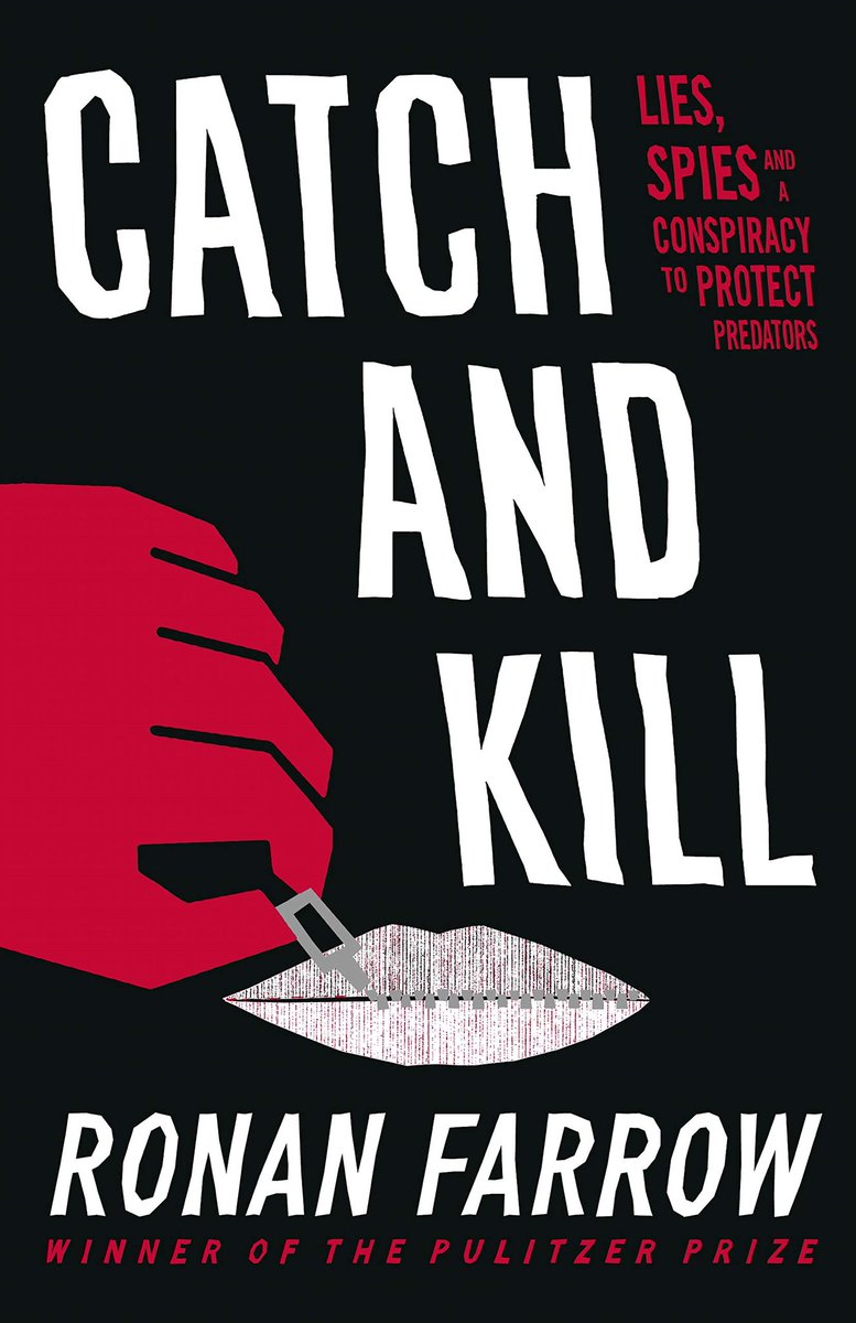 MissBoo123's tweet photo. @RonanFarrow just finished and highly recommend #MeToo #CatchAndKill https://t.co/Sui8pPCnqq