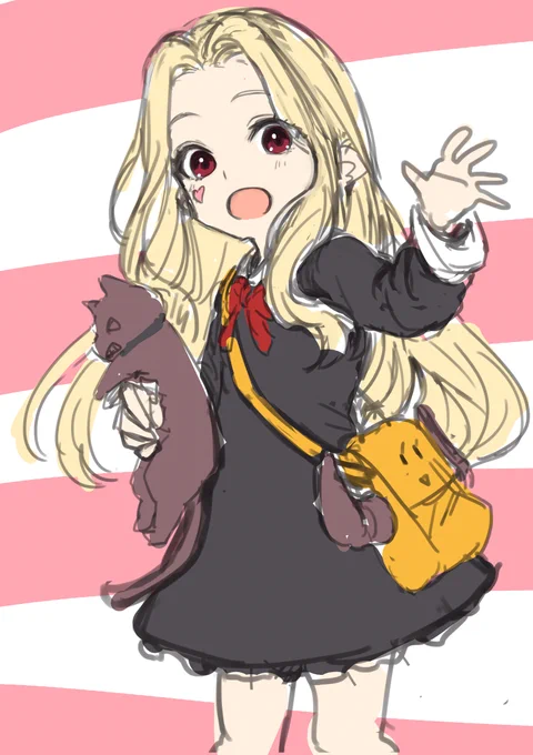 素振りをする素振り 