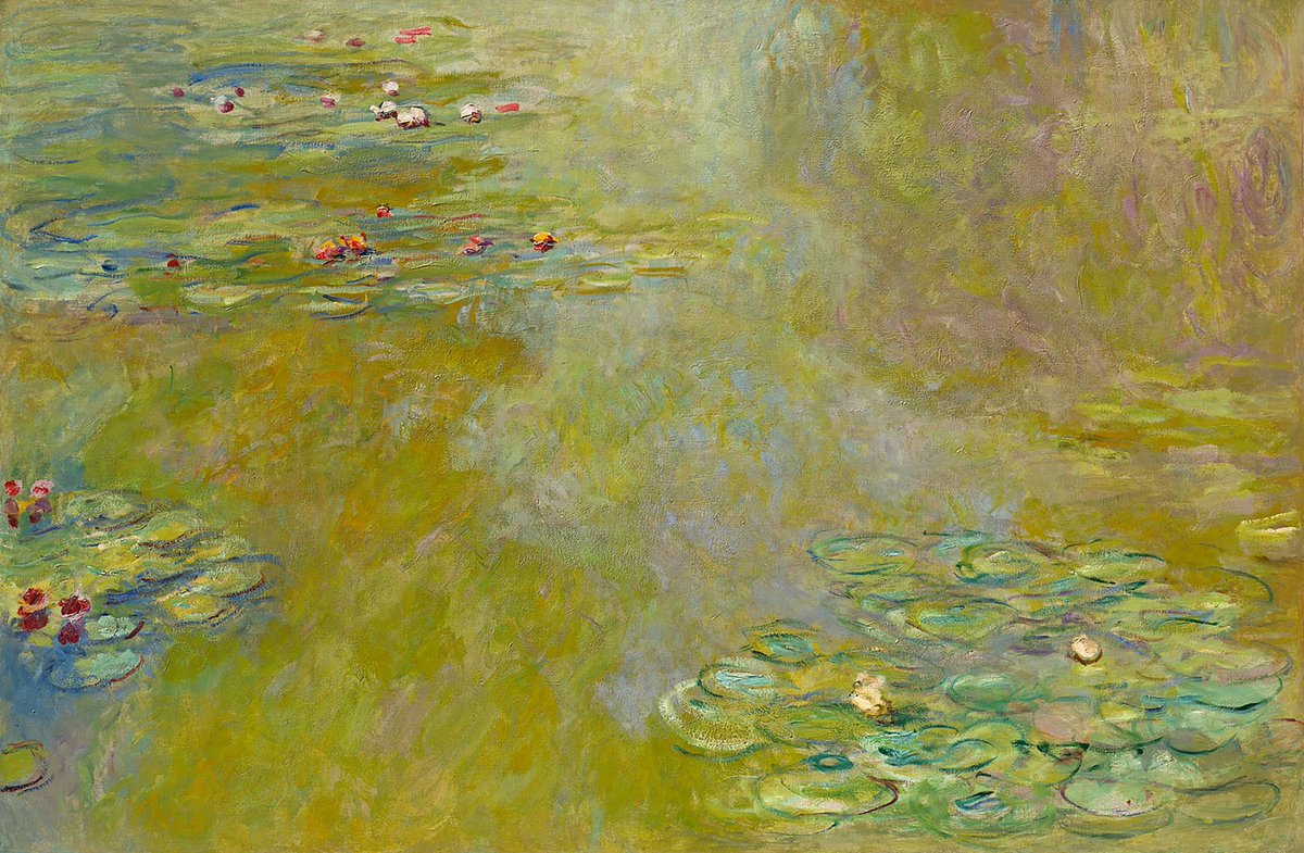 #Nymphéas - a series of about 250 paintings by #Monet. 