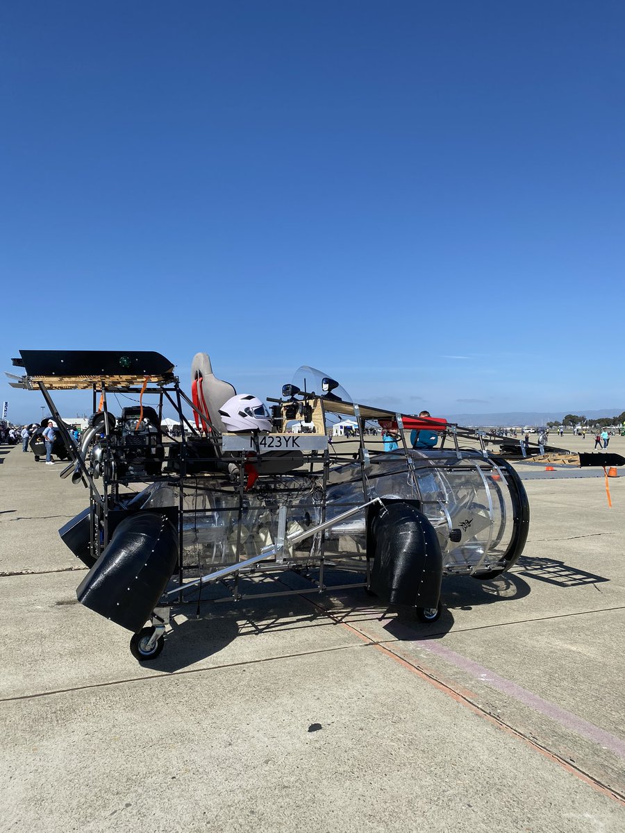 waynesutton's tweet photo. Yesterday @mbrianaepler & I went to @NASA to see the @GoFlyPrize contest. A contest of personal flying devices. Here are some of the concepts. #GoFlyPrize https://t.co/E2gUOv0go5