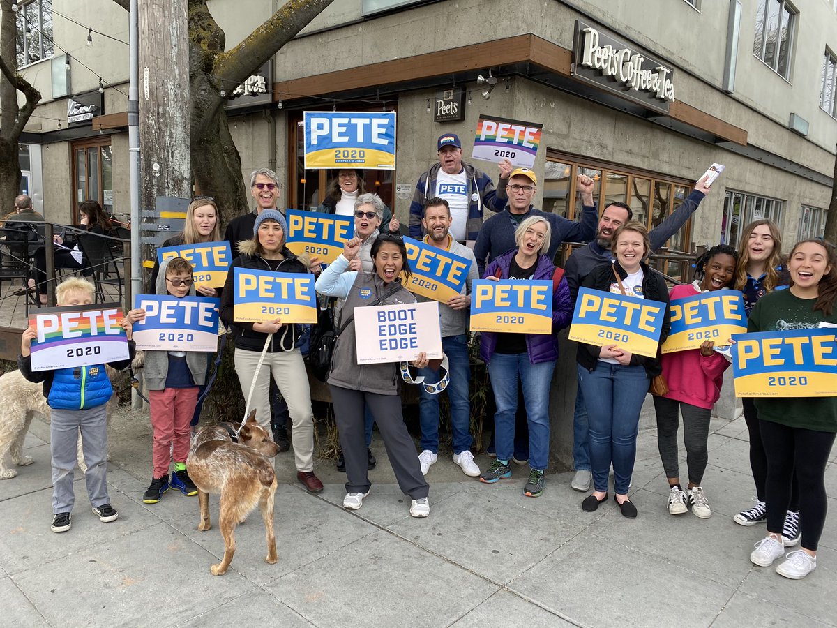 Sac4Pete's tweet photo. WOW! Even more people showed up on a SUNDAY morning to knock doors for Pete all around Sacramento! We’re ready for #SuperTuesday! https://t.co/u67YmLJchT