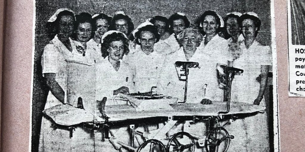 BooneCoHealthNE's tweet photo. Today is Boone County Health Center's 70th birthday!! Enjoy these pictures from the very first open house March 1, 1950. There was a blizzard that day, but over 1,000 people still came to see the new hospital. #BackingBoone https://t.co/unLO3ZAWTy