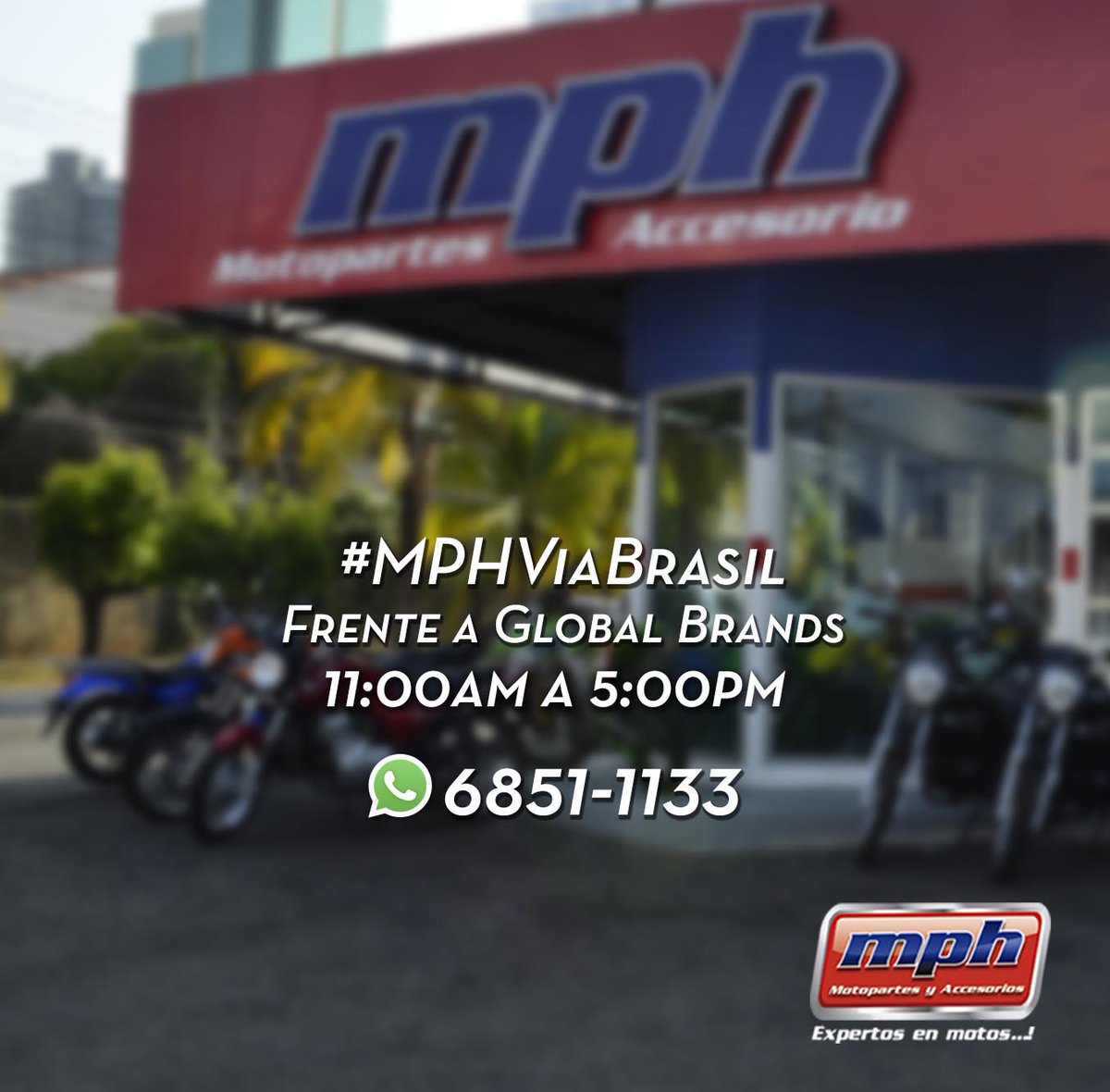 MPH_Motopartes's tweet photo. El día perfecto para poner tu moto a punto!
Te esperamos hoy en nuestra sede de #MPHViaBrasil hasta las 5:00pm
.
.
.
#TallerMultimarca #TallerMotos #MotosPanama #concesionarioMotos #MotosYamaha #MotosKawasaki #MotosHonda #SpeedyMotors https://t.co/qFAGxDFkFK