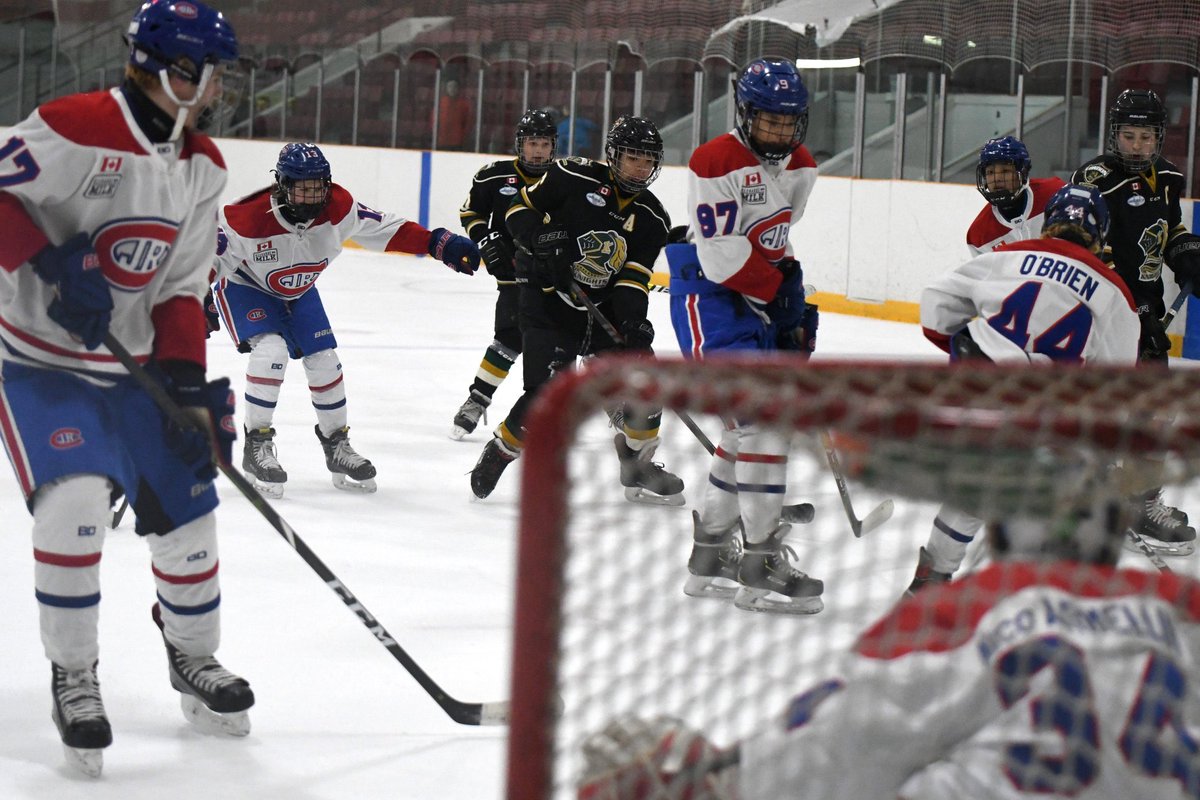 OHFChamps's tweet photo. GOLD 🥇: Congratulations  to the Toronto Jr. Canadiens (@GTHLHockey) on winning the Gold medal in Men's Hockey at the 2020 Ontario Winter Games

SILVER 🥈 : And a big Congratulations  to the London Jr. Knights (@ALLIANCE_Hockey) on winning the Silver medal! https://t.co/1hWNkc6UAg