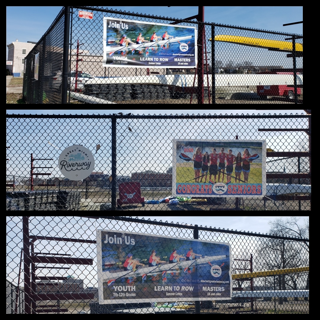 GreatMiamiCrew's tweet photo. New banners are hung! Thank you @julieduephotography for designing our AWESOME looking banners! ππ»ππ»ππ
Remember, our Spring Season starts tomorrow! Make sure you are registered for the season!
π£ββοΈπ£ββοΈ
#GreatMiamiCrew #RiseUp #HamiltonOhio #Springrowing #comerowwithus https://t.co/oaamWHH19F