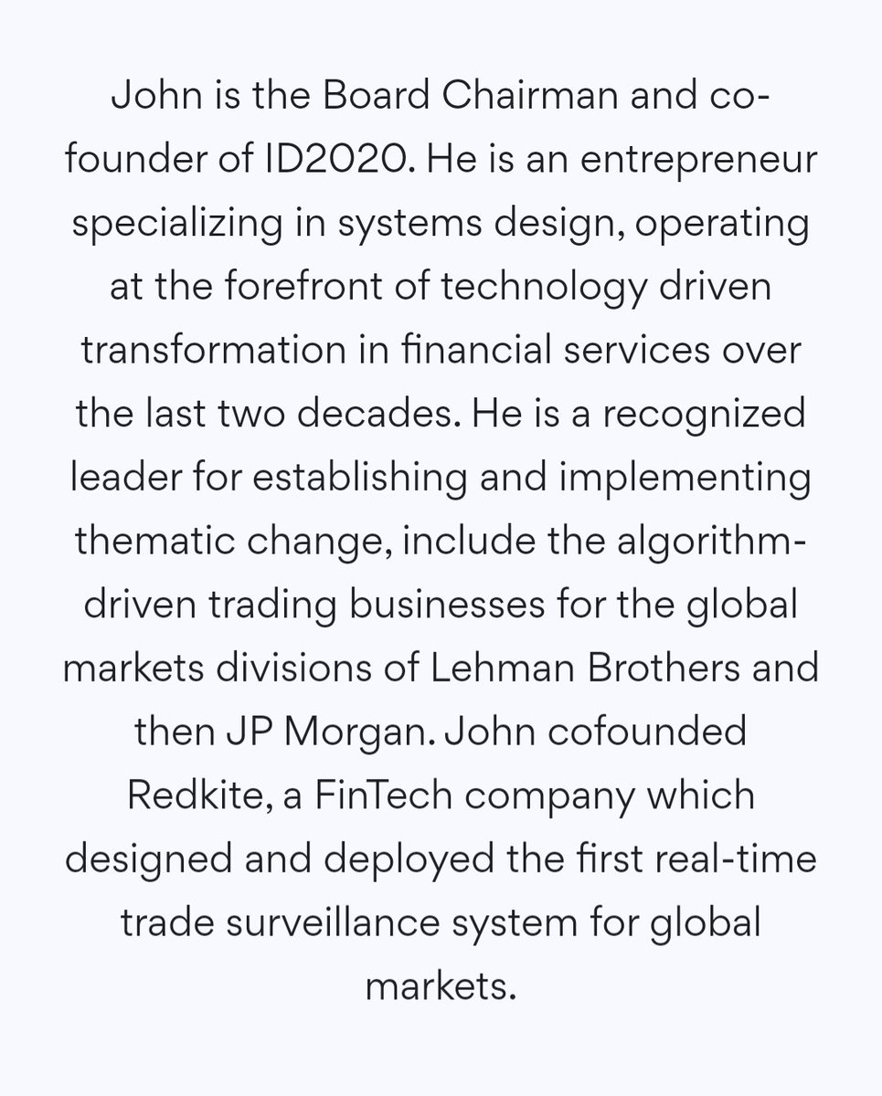 6) There are some interesting people on the Board of Directors for ID2020. They seem to be mostly UN representatives, Wall Street bankers, vaccine experts, and Microsoft executives.