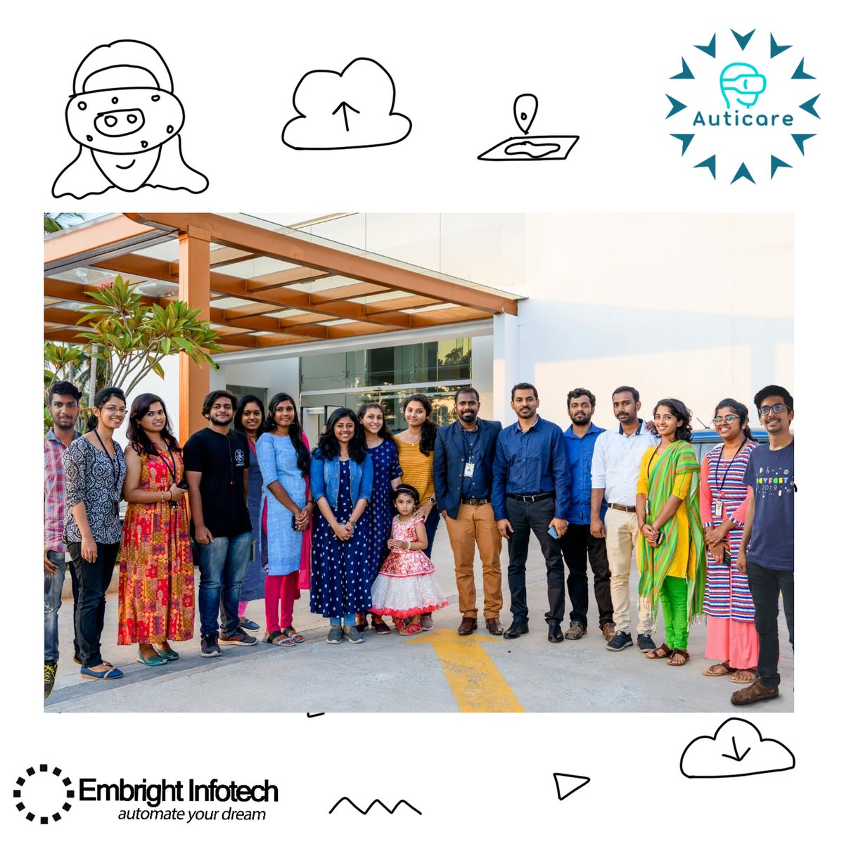 EmbrightInfotec's tweet image. Presenting to you... Team Embright!

#auticare #embrightinfotech #TMAAdanistartupaward2020 #startupaward #trima #trima2020 #annualmanagementconvention #trivandrummanagementassociation #milestogo #teamembright #photodiaries #officejournal #teamwork #teamspirit #teampower