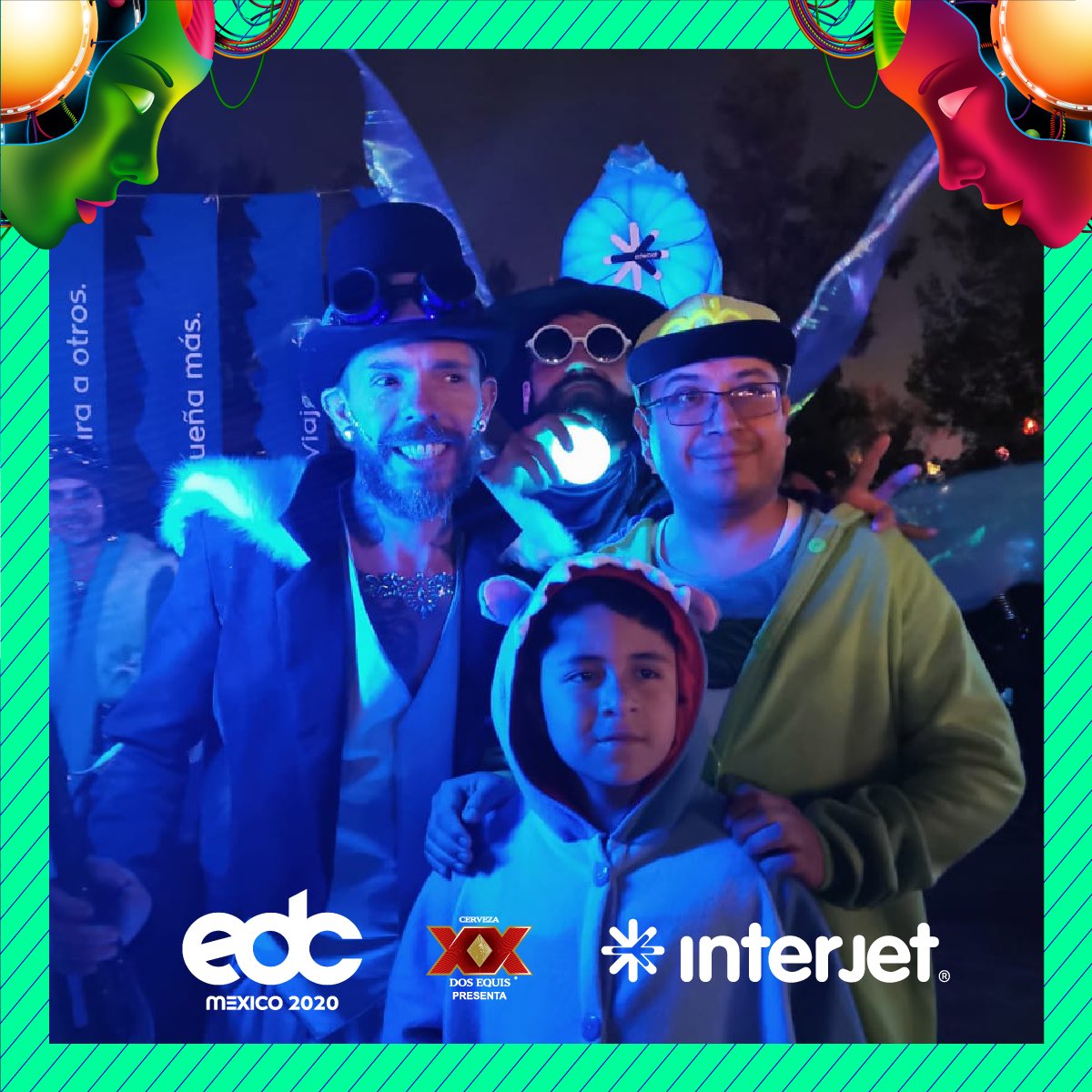 interjet's tweet photo. Al caer la noche el cielo se ilumina con el brillo de la gente en @EDC_MEXICO #InterjetEDC https://t.co/eFQ273tzGR