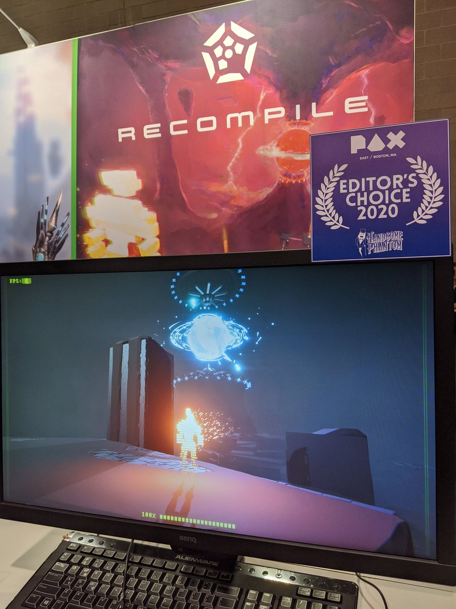 guillaumejamet's tweet image. #Recompile awarded as best game of #PAXEast2020 by @handsomephantom !
Great reward, congrats team @Phigames !
