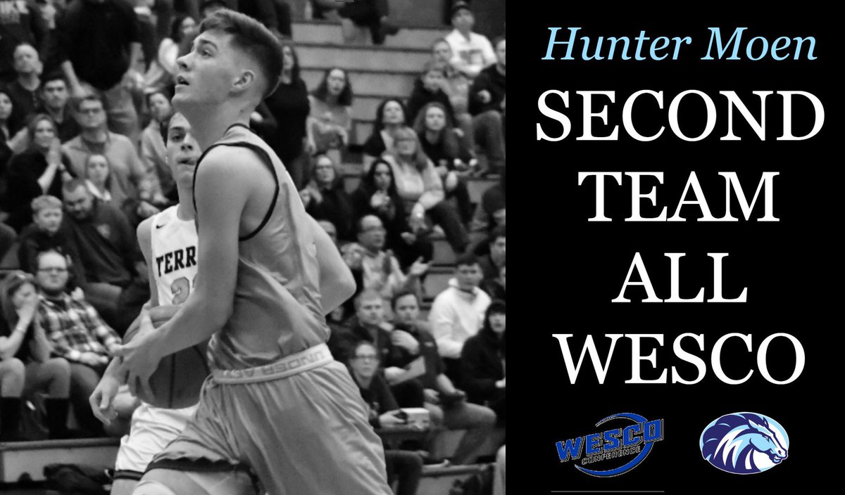 MeadowdaleBBall's tweet photo. Congratulations to @huntermoen827 on being selected 2nd Team All-Wesco. Hunter averaged 14.6 ppg, 2.8 spg, 2.7 apg, and finishes 28th on the MHS all-time scoring list. https://t.co/CEYBS0B0QJ