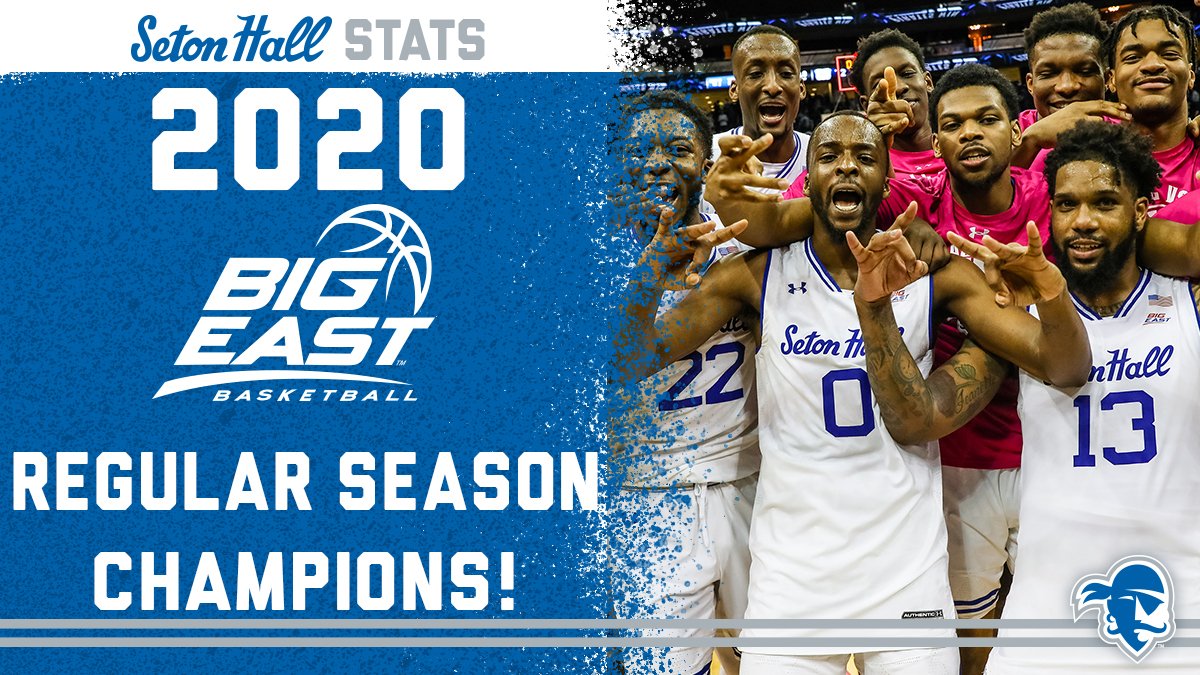 We have clinched our first share of the <a href="/BIGEASTMBB/">BIG EAST MBB</a> regular season championship since 1993! We need 1 more win to earn it outright &amp; we need you <a href="/PruCenter/">Prudential Center</a> Wednesday night! 🙏 #HALLin