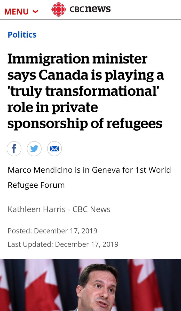19) The Global Refugee Sponsorship Initiative is a partnership between the Canadian government, the UN High Commissioner for Refugees, Soros' Open Society Foundation, Frank Giustra's Radcliffe Foundation, and the University of Ottawa.