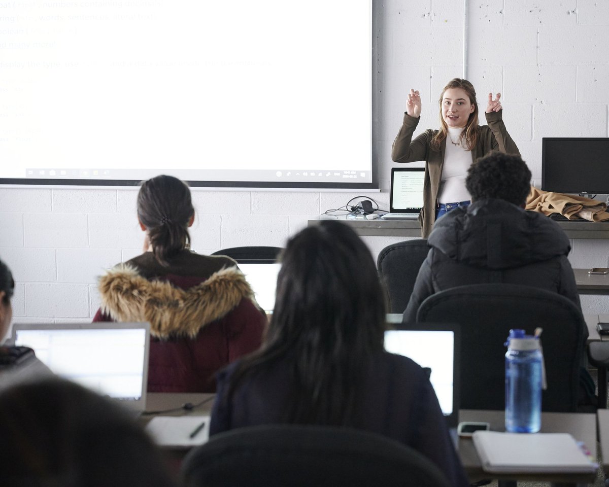 learningcodeYKZ's tweet image. We had great time last Saturday learning python! Thank you everyone who came out and special thanks to Aylin Tamer, our awesome instructor and our mentors! Thank you Cyrus Foundation for supporting our event! #Python #ladiescode #thornhill #cyrusfoundation