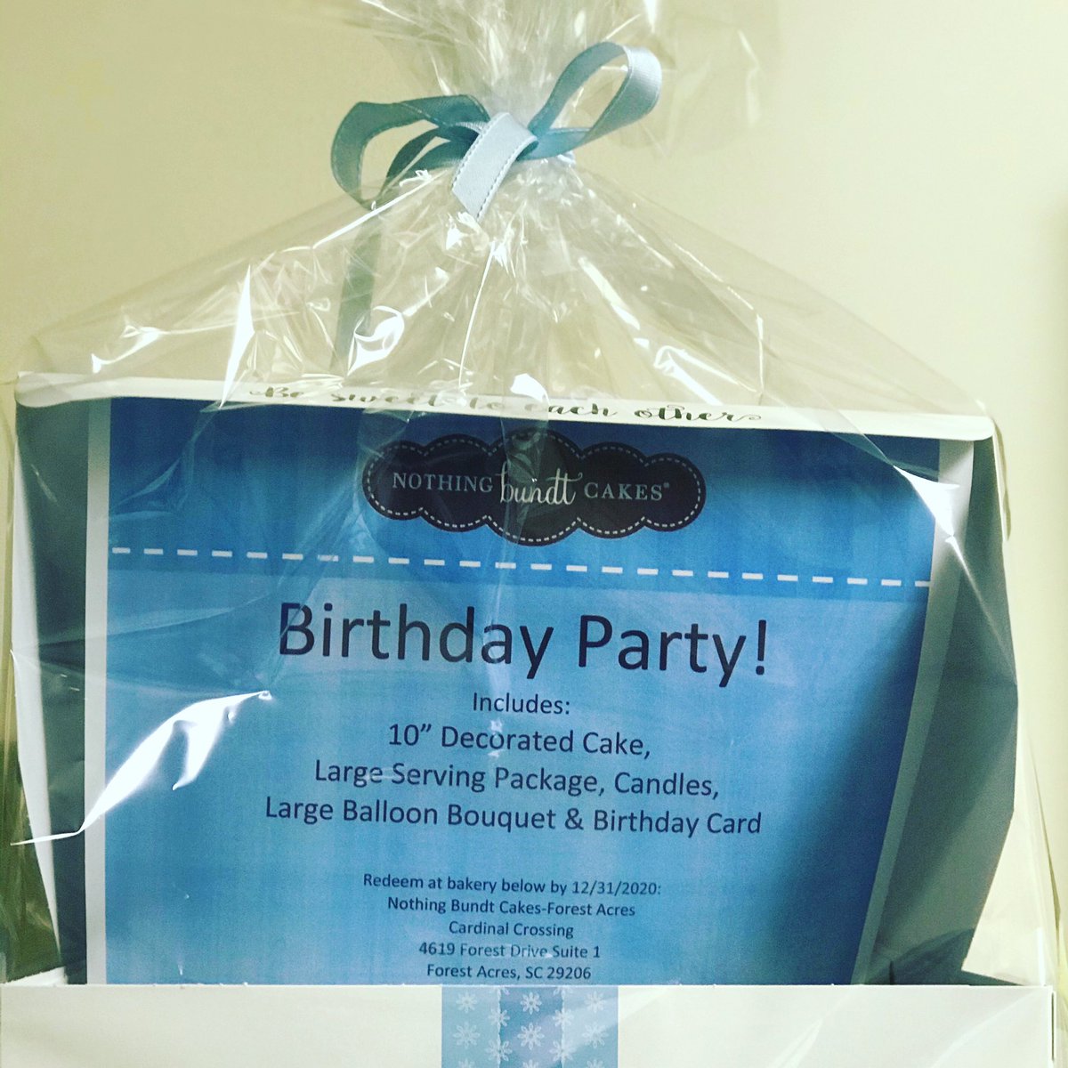 SpringValleyEd's tweet image. Don’t miss the Spring Valley Education Foundation’s Annual Auction happening THIS Saturday (March 7). -So many wonderful items to bid on like this Birthday Celebration Package donated by Nothing Bundt Cakes!!! Get your tickets here 👉 sprngval.ejoinme.org/MyEvents/2020A…  #sneakpeek