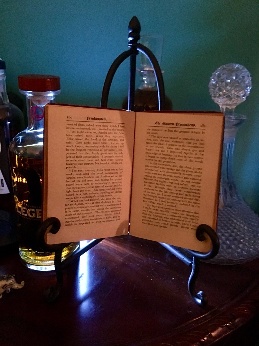 Just got this 1905 copy of Frankenstein or The Modern Prometheus, from the Chicago area. It’s badly damaged, and needs repair, but OMG, I’m so excited! It’s going to live on my living room table, until I take it for repair. #frankenstein #maryshelley #books #antiquebooks