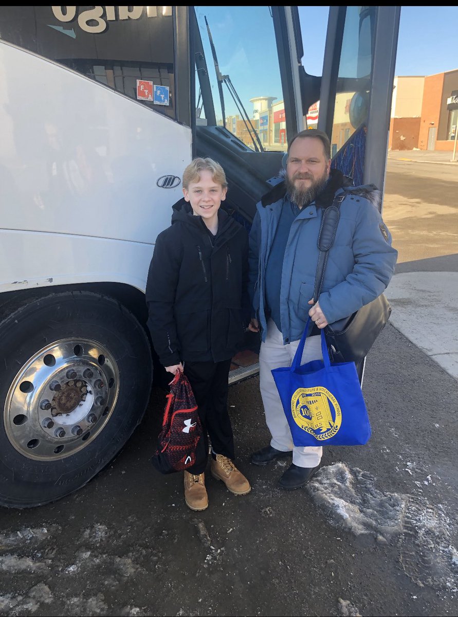 BCIVS's tweet photo. Good luck to Cohan!!! Headed to OFSAA WRESTLING in Sault Ste Marie with Mr. Guy!!! What a guy!! Go get ‘em Cohan!! @GEDSB https://t.co/3xVAXCImGf