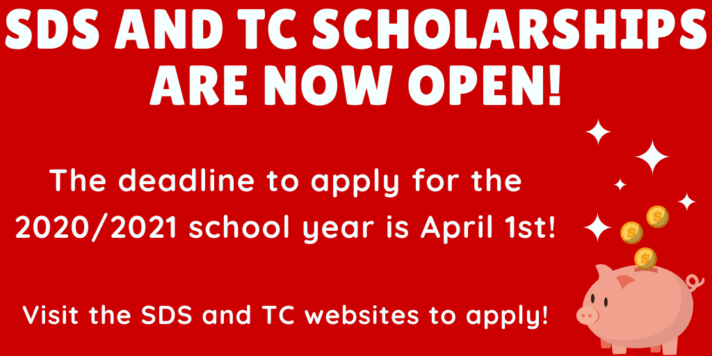 ttu_sds's tweet photo. SDS and TC Scholarships are now open! The deadline to apply for the 2020/2021 school year is April 1st! Visit the SDS and TC websites to apply!
#ttusds #studentdisabilityservices #disabilityservices #ttu #lubbock #texastech #lubbocktx #texastechuniversity #scholarships #apply https://t.co/MAoUDzdAjH