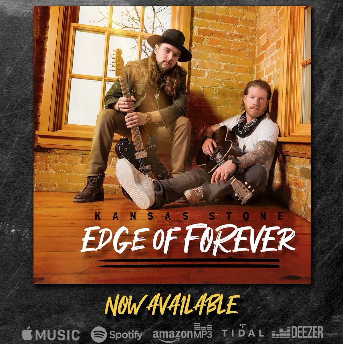 New single "Edge of Forever" get it everywhere now