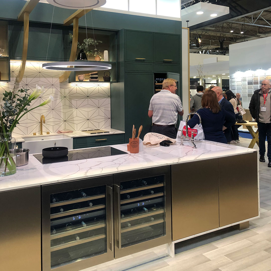 kbb_birmingham's tweet photo. While at #kbb2020 we're looking out for @HouzzUK's 2020 home trends. Today, we're enjoying colourful kitchens from @caple, @febalcasa and @Kitchen_Stori. https://t.co/69RSHu9AvI