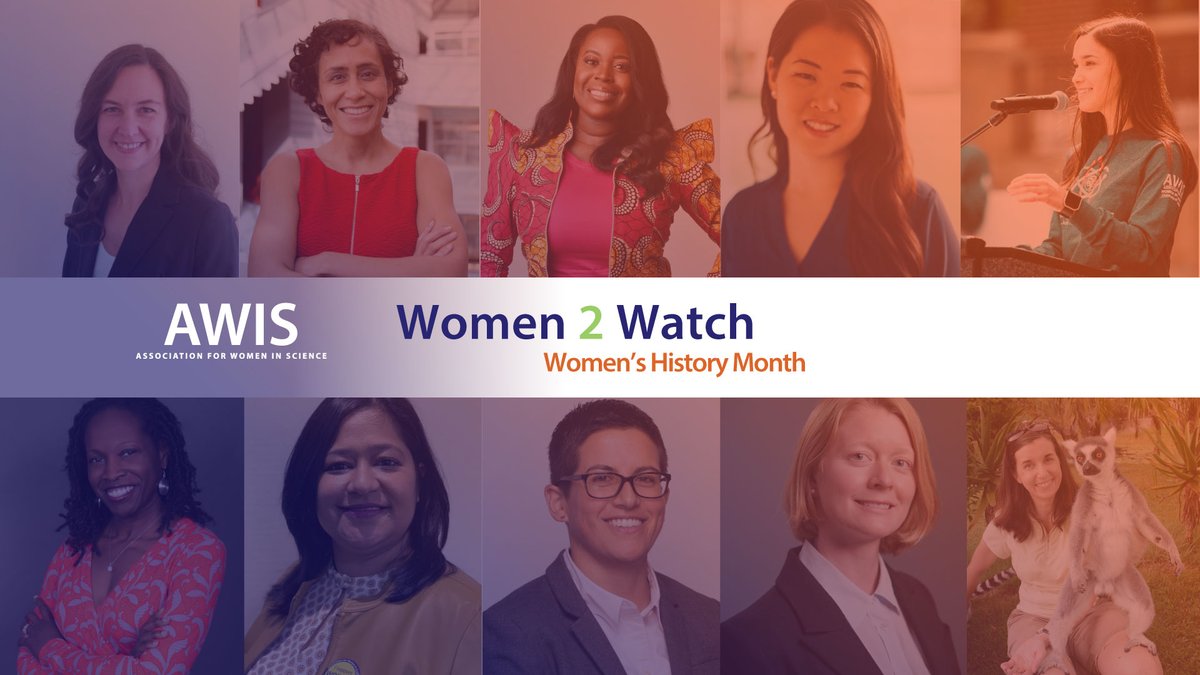 AWISNational's tweet photo. During #WomensHistoryMonth, AWIS recognizes the women who champion diversity in STEM as AWIS Members. Discover a new pioneer who energizes AWIS as the leading advocate for women in STEM in our daily #WomenInSTEM highlight. https://t.co/VcRFICosgl https://t.co/m1IFHyYchY