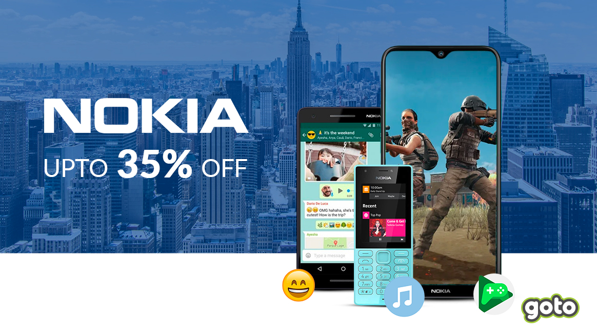 GotocomPk's tweet photo. Upgrade your device with the latest smart and feature phones from Nokia on Goto! 📱
Shop now: https://t.co/j1fZ5TJSbF https://t.co/yMpxbgGaVz