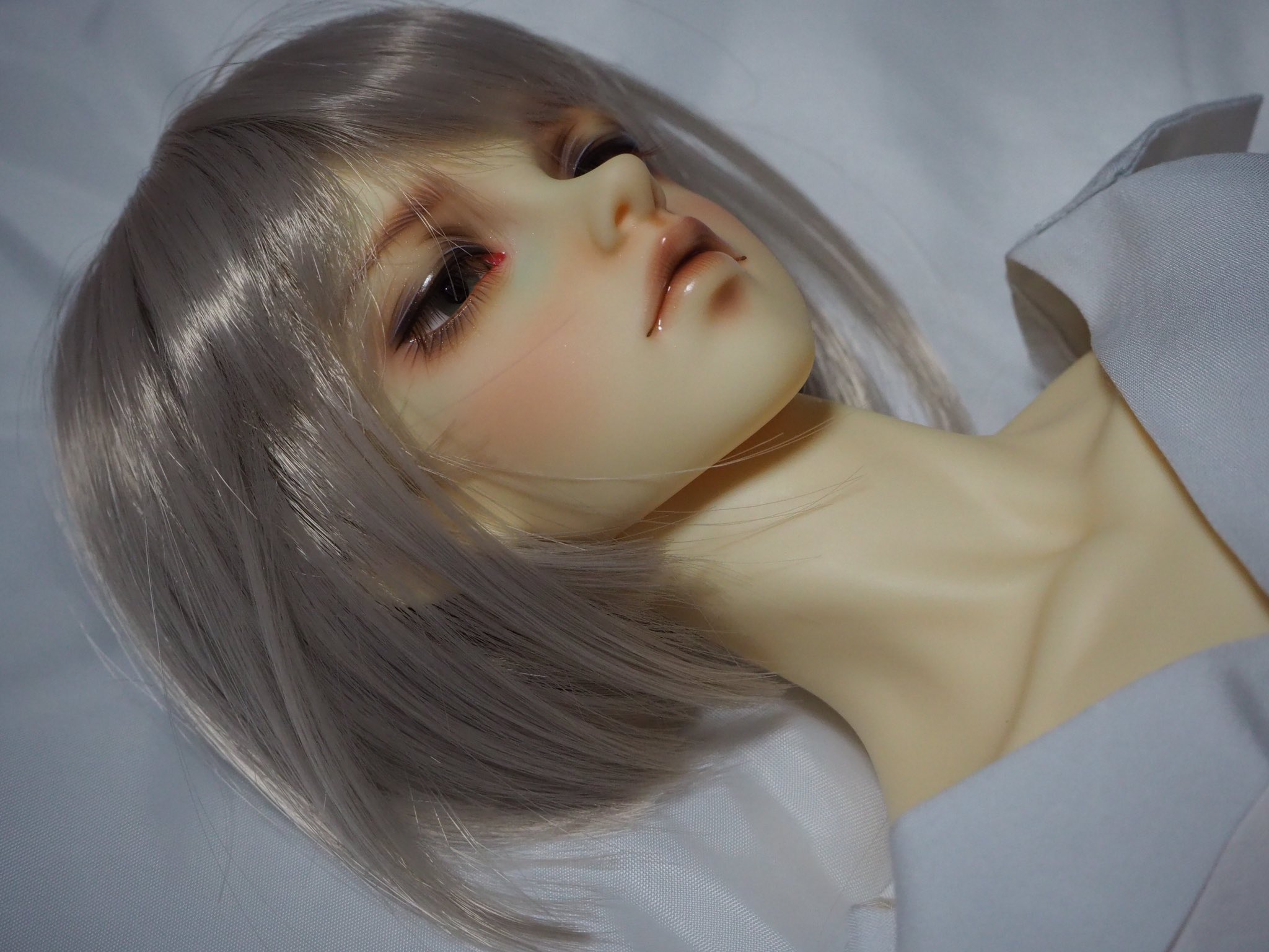 Mamiiin＊】カスタムアイシードール本体 ブラウングラデ【N】No.2